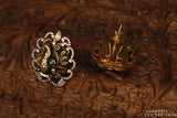 Temple Jewelry,Pure Silver Jewellery Indian ,Lakshmi Earrings,Big Indian earrings,Indian Bridal,Indian Wedding Jewelry-NIHIRA-SHABURIS