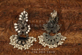 Oxidized Jewelry,Pure Silver jewelry Indian,amrapali jewelry inspire,tribal earrings,Indian Jewelry,peacock jewelry,NIHIRA-SHABURIS