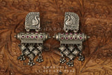 Oxidized Jewelry,Pure Silver jewelry Indian,amrapali jewelry inspire,tribal earrings,Indian Jewelry,peacock jewelry,NIHIRA-SHABURIS