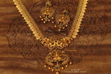 Indian Temple Jewelry Lordess Lakshmi Devi Antique Jewelry - kasumala kasuharam Lakshmi kasumala temple jewelry traditional jewelry Lordess