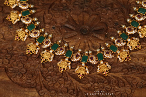 Indian Temple Jewelry kids dance jewelry classical dance jewelry bharata Natyam jewelry Indian dance jewelry pearl jewelry one gram jewelry