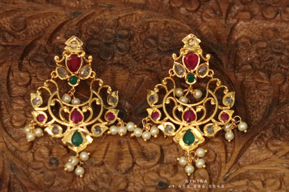 Indian Temple guttapusalu Antique Jewelry - imitation jewelry temple jewelry traditional jewelry one gram gold