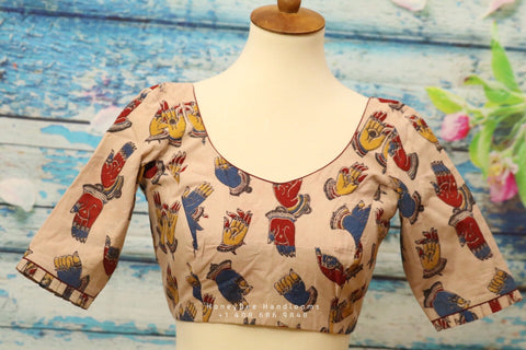 Kalamkari indian,Latest indian blouse designs,saree blouse designs indian,saree stitched blouse,patterned blouse,cotton blouse
