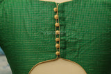Green blouse indian,Latest indian blouse designs,saree blouse designs indian,saree stitched blouse,chanderi blouse,handloom blouse