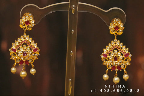 jhumka,big jhumka,swarovski,south sea pearl earring,party wear earrings,designer jewelry,hand picked jewelry,celebrity jewelry