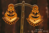 jhumka,big jhumka,swarovski,south sea pearl earring,party wear earrings,designer jewelry,hand picked jewelry,chandbali jewelry