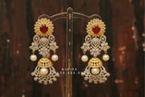Diamond choker,Swarovski Jewelry,diamond Necklace,chandbali jewelry,lyte weight Indian Bridal,Indian Wedding Jewelry,Sabyasachi jewelry