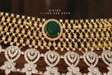 Diamond choker,Swarovski Jewelry,diamond Necklace,chandbali jewelry,lyte weight Indian Bridal,Indian Wedding Jewelry,Sabyasachi jewelry