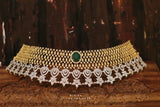 Diamond choker,Swarovski Jewelry,diamond Necklace,chandbali jewelry,lyte weight Indian Bridal,Indian Wedding Jewelry,Sabyasachi jewelry