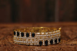 Diamond bangle,Gold Plated Jewellery Indian ,Artificial Jewellery,diamond bracelet ,Indian Wedding Jewelry-NIHIRA-SHABURIS