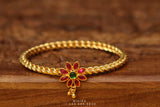 Ruby bangle,Gold Plated Jewellery Indian ,Artificial Jewellery,gold bracelet ,Indian gifts jewelry -NIHIRA-SHABURIS