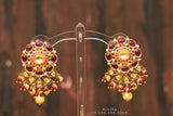 Chandelier earrings ,party wear earrings,designer jewelry,hand picked jewelry,celebrity jewelry,fashion jewelry,fusion jewelry earrings