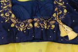 Raw Mango saree Inspired,Pure Silk Sarees,chanderi Saree,lemon yellow saree,silk saree,singhania  saree inspired - NIHIRA