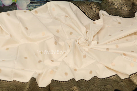 Raw mango saree inspired,Lyte weight Sarees online,South Indian Sarees,Pure Banaras Sarees,Saree Blouse, handloom saree,white saree NIHIRA