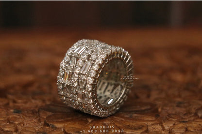 Pure Silver Jewellery Indian ,Engagement Ring sterling silver,white gold Bridal,Indian Wedding Jewelry,pure Silver jewelry-NIHIRA-SHABURIS