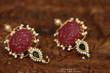 Pure Silver Jewellery Indian ,Big Studs,Big Indian Studs,Jhumkas,Indian Bridal,Indian Wedding Jewelry,pure Silver jewelry-NIHIRA-SHABURIS
