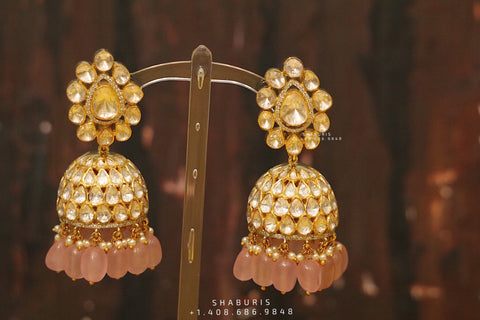 Jhumka Jewelry,Jhumka Jewellery,Pure Silver Jewellery ,Jhumka Earring,Pakistani Jewelry,Indian Bridal,Indian Wedding Jewelry-NIHIRA-SHABURIS