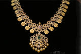 Indian Temple Jewelry Lordess Lakshmi Devi Antique Jewelry - kasumala kasuharam Lakshmi kasumala temple jewelry traditional jewelry Lordess