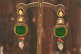 Indian Style fusion choker polki choker pink beads choker artificial jewelry fusion jewelry