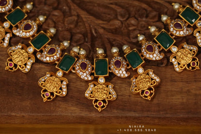 Indian Temple Jewelry kids dance jewelry classical dance jewelry bharata Natyam jewelry Indian dance jewelry pearl jewelry one gram jewelry