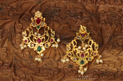 Indian Temple guttapusalu Antique Jewelry - imitation jewelry temple jewelry traditional jewelry one gram gold