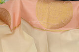 Lyte weight Pattu Sarees online,South Indian Sarees,Pure Silk Sarees,Kanjivaram Saree,kanchi pattu saree,Zari saree,off white saree - NIHIRA
