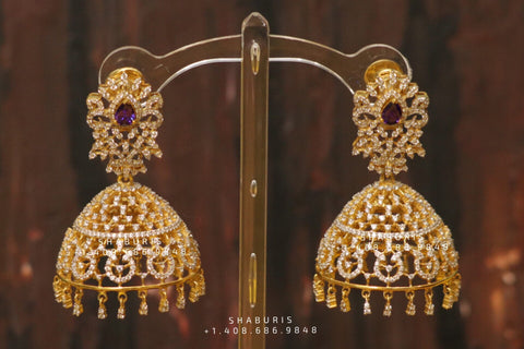 buttalu,#earrings//.jhumkas.//daily wear earrings.// with weight-2022. |  Gold earrings designs, Bangles jewelry designs, Jewelry design