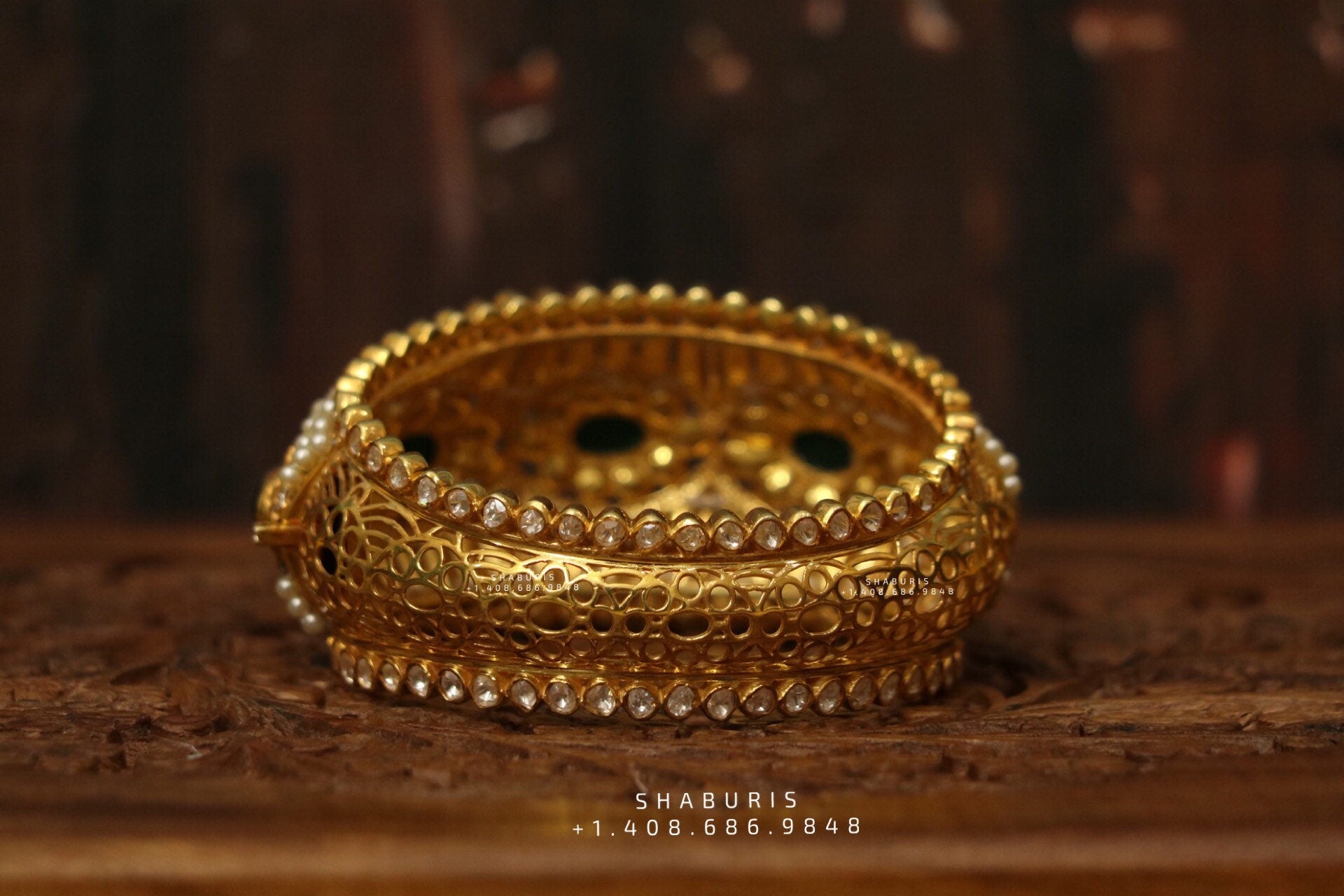 Diamond bangle indian,South Indian jewelry,Pure silver diamond bangles ,swarovski bangle,Indian bangles -NIHIRA-SHABURIS