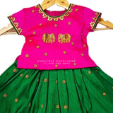 Indian Kids Pavada | New Born Pattu Langa | New Born Girl Pavada | New Born Baby Girl Dress | Indian Kids Girl Dress | Indian girls Dress |