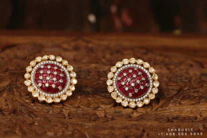 Diamond Studs Diamond Earrings Simple Studs Pearl Studs 925 Silver Earrings Silver Jewelry - SHABURIS