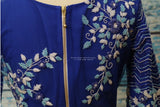 Pure Georgette saree with blouse,zardhosi work,fancy saree,tie dye saree,two color saree,flowy saree,lyte weight saree,cocktail saree
