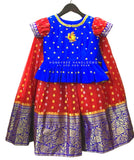 Kids Pavada | Pattu Langa | Girl Pavada | New Born Baby Girl Dress | Indian Kids Girl Dress | Indian girls Dress |Handloom Dress