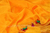 Organza saree with stitched blouse,zardhosi work,fancy saree,yellow saree, sabyasachi saree inspired saree,lyte weight saree,cocktail saree