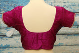 Maganta pink blouse | kids Lehenga blouse|Saree stitched Blouse | work blouse | Silk saree Blouse  |brocade blouse|handloom Saree blouse