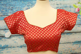 Brocade blouse | kids Lehenga blouse|Saree stitched Blouse | red saree blouse | Silk saree Blouse  |brocade blouse|handloom Saree blouse