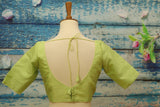 Green saree blouse | kids Lehenga blouse|Saree stitched Blouse | work blouse | Silk saree Blouse  |brocade blouse|handloom Saree blouse
