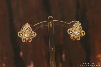 Pure Silver Jewellery Indian ,diamond jhumka ,Big Indian Studs,Jhumkas,Indian Bridal,Indian Wedding Jewelry,pure Silver jewelry-SHABURIS