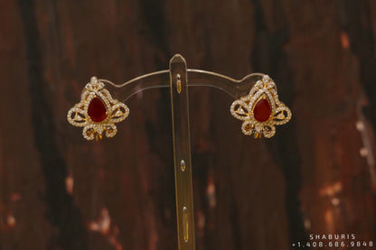 Pure Silver Jewellery Indian ,diamond jhumka ,Big Indian Studs,Jhumkas,Indian Bridal,Indian Wedding Jewelry,pure Silver jewelry-SHABURIS