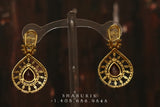 Diamond jhumka,Pure Silver jewelry Indian ,lyte weight earrings lyte weight diamond jhumka diamond earrings diamond buttalu SHABURIS