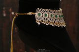 Diamond choker artificial jewelry Indian wedding necklace Indian diamond necklace fashion jewelry sabyasachi jewelry inspired by NIHIRA