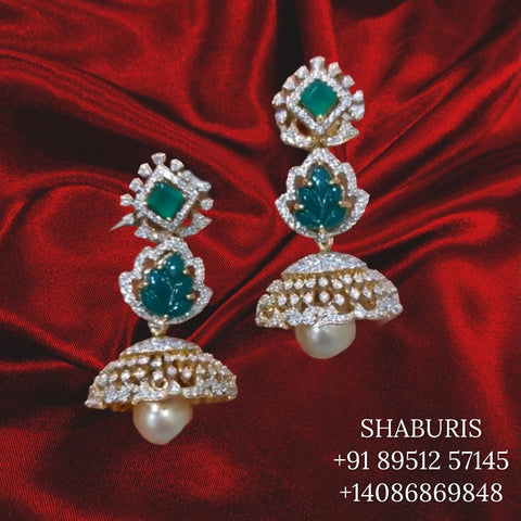 Pin by Vishwa Reddy on Earring | Diamond jewelry earrings, Gold jewellery  design necklaces, Gold jewelry earrings