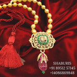 Tassel Jewelry,pearl necklace,Pure Silver Jewelery ,indian pearl necklace Jewelry,Indian Bridal,Indian Wedding Jewelry-NIHIRA-SHABURIS