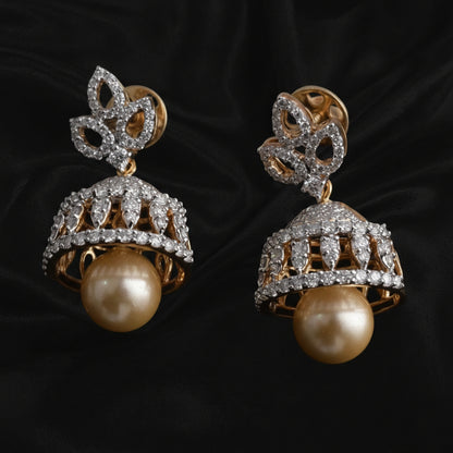Kids Jewelry,Pure Silver Jewellery Indian ,diamond jhumka Baby jhumka,Indian Bridal destination jewelry -NIHIRA-SHABURIS