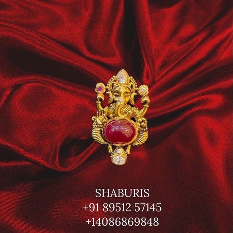 Pure silver ganesha pendant indian gold jewelry gem stone jewelry coral jewely diamond jewelry designs south indian gold jewelry-SHABURIS