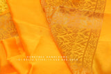 Organza saree with stitched blouse,zardhosi work,fancy saree,yellow saree, sabyasachi saree inspired saree,lyte weight saree,cocktail saree