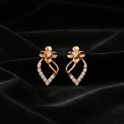 Diamond earrings indian,South Indian jewelry,Pure silver diamond earrings ,swarovski jewelry sets,Indian gold Jewelry -SHABURIS