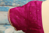 Maganta pink blouse | kids Lehenga blouse|Saree stitched Blouse | work blouse | Silk saree Blouse  |brocade blouse|handloom Saree blouse