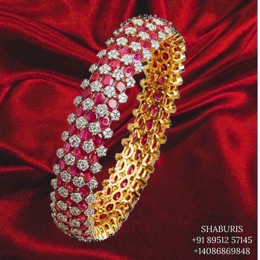 Polki bangles polki Jewelry,Pure Silver Jewellery Indian ,diamond bangles kundan jewelry,south indian bridal jewelry-NIHIRA-SHABURIS
