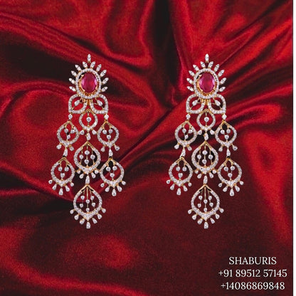 Pure Silver Jewellery Indian ,Big Studs,Big Indian Studs,Jhumkas,Indian Bridal,Indian Wedding Jewelry,pure Silver jewelry-NIHIRA-SHABURIS