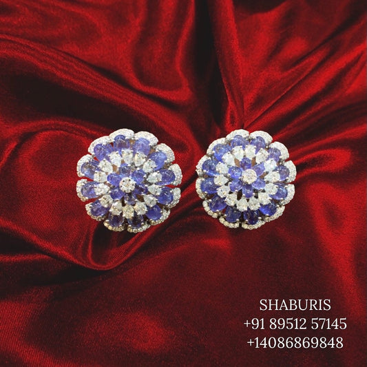 Latest Indian Jewelry,Pure Silver Jewellery Indian ,diamond jhumka,charm jewelry,Indian Bridal,Indian Wedding Jewelry-NIHIRA-SHABURIS